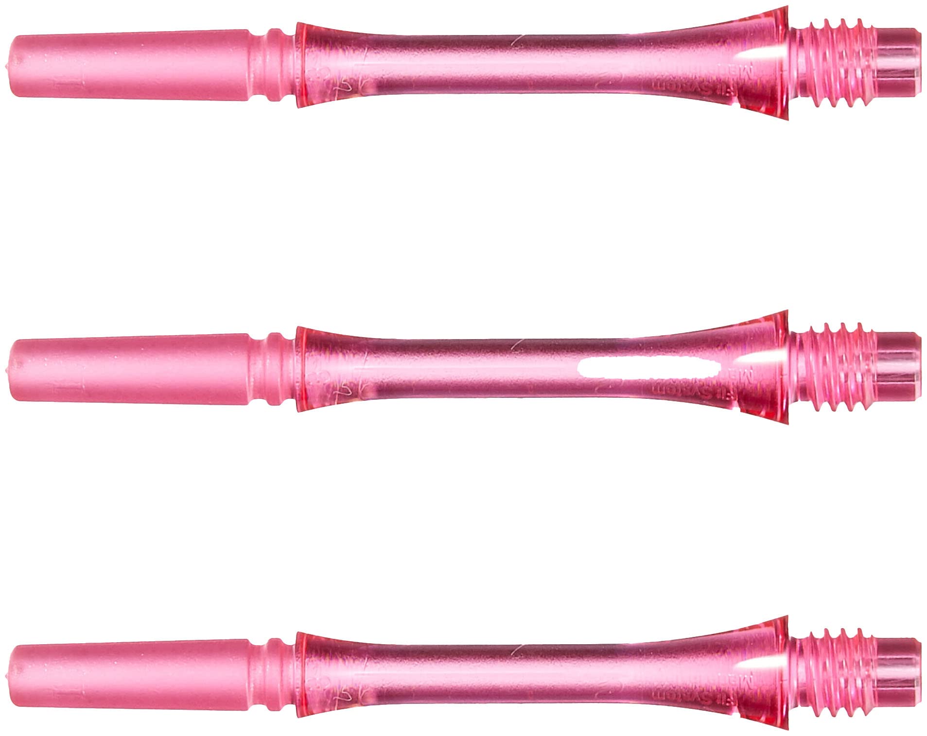 COSMO DARTS Fit Shaft Gear Shaft Slim Lock Clear Pink 3