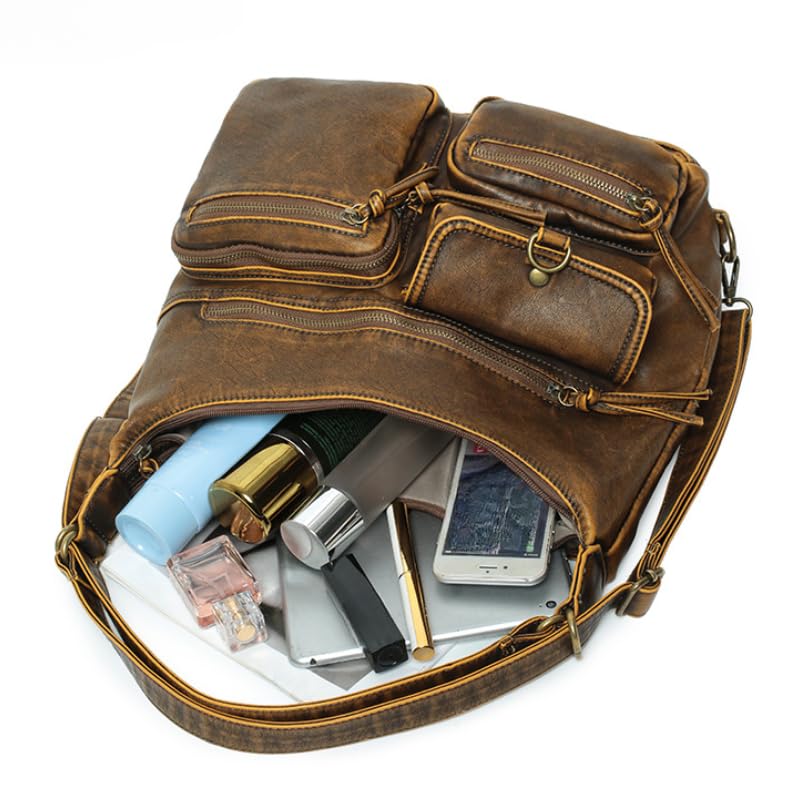 Preppy Large Cute Purse Y2k Streetwear Women's Leather Tote Bag City Bowling Bags Trendy Y2k Purse Belt Bag2