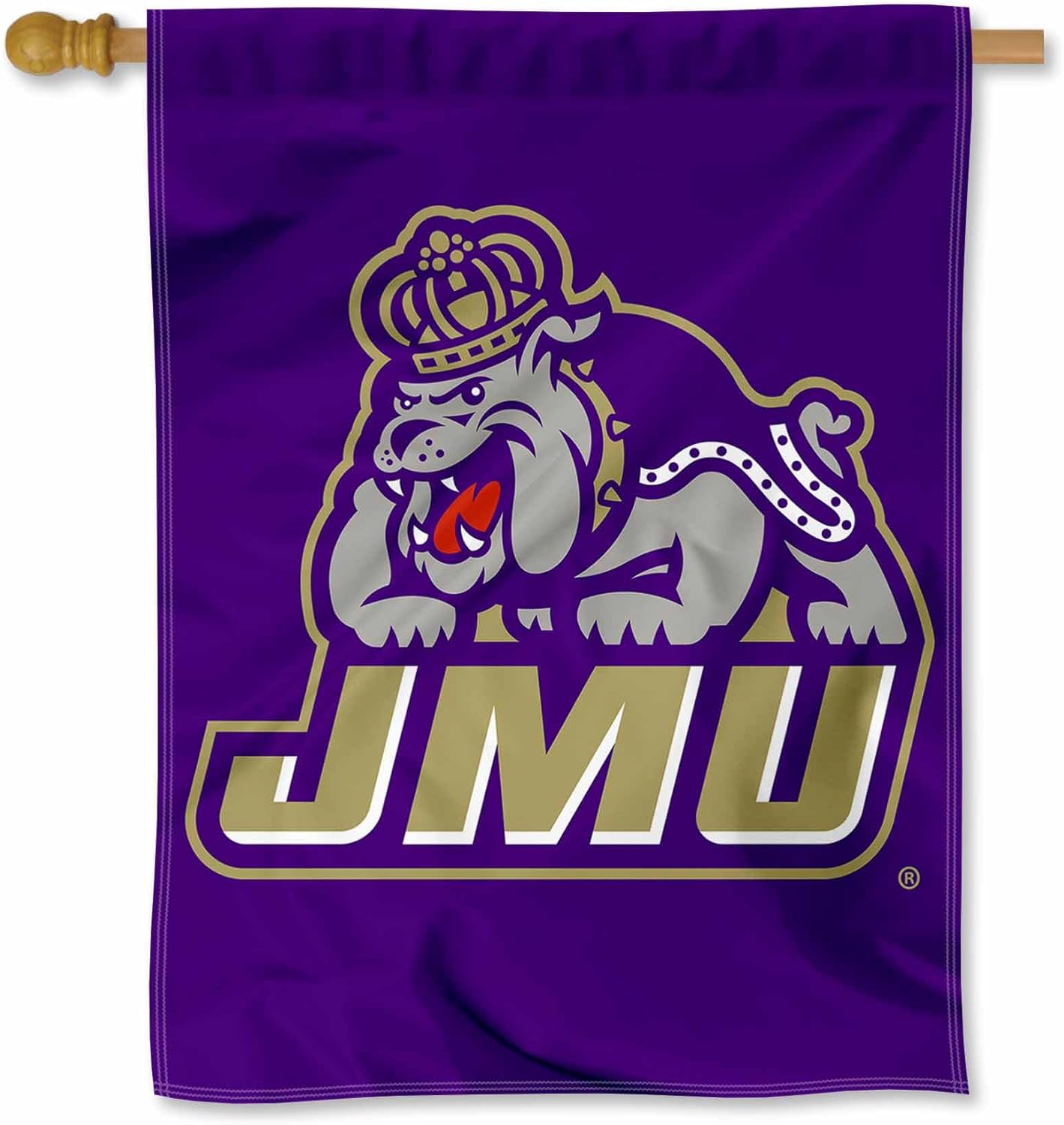 James Madison Dukes Double Sided House Flag