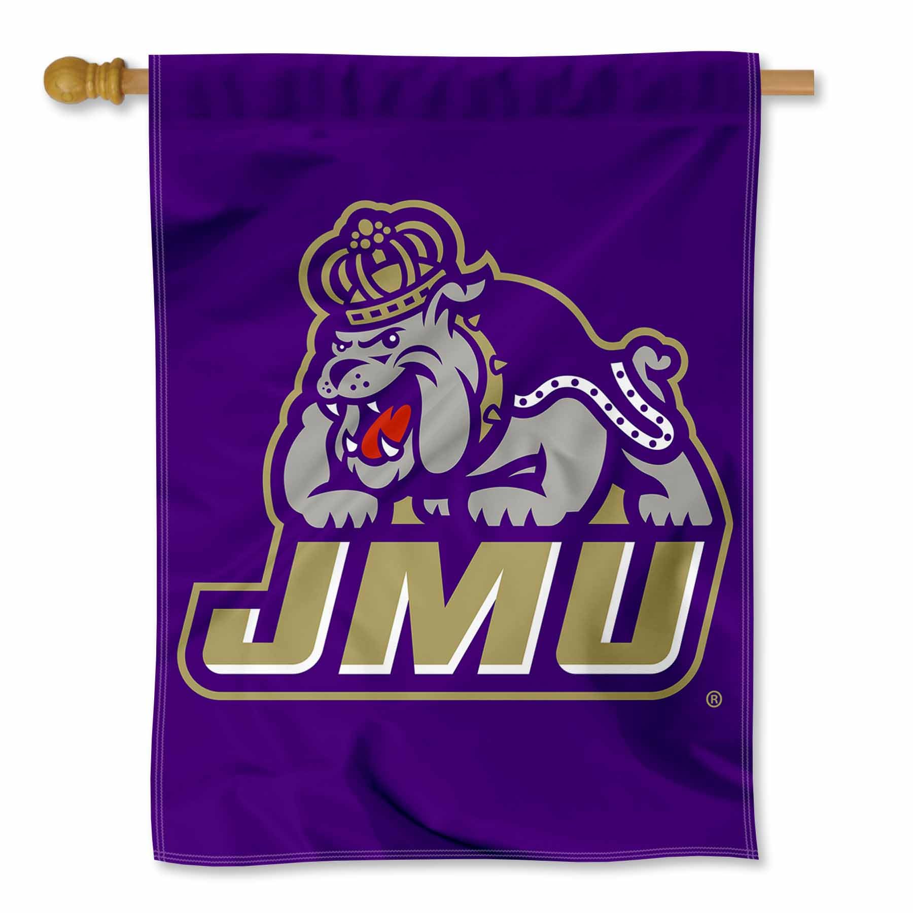 James Madison Dukes Double Sided House Flag