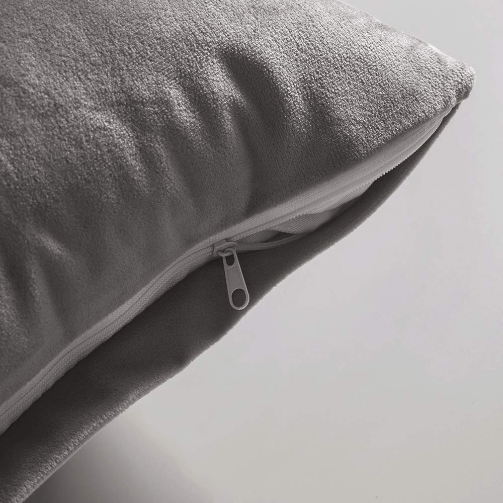 Samt Kissenbezug 40x80cm Wald-Motiv - 2er Set Mit Reh-Druck, Weich & Dekorativ