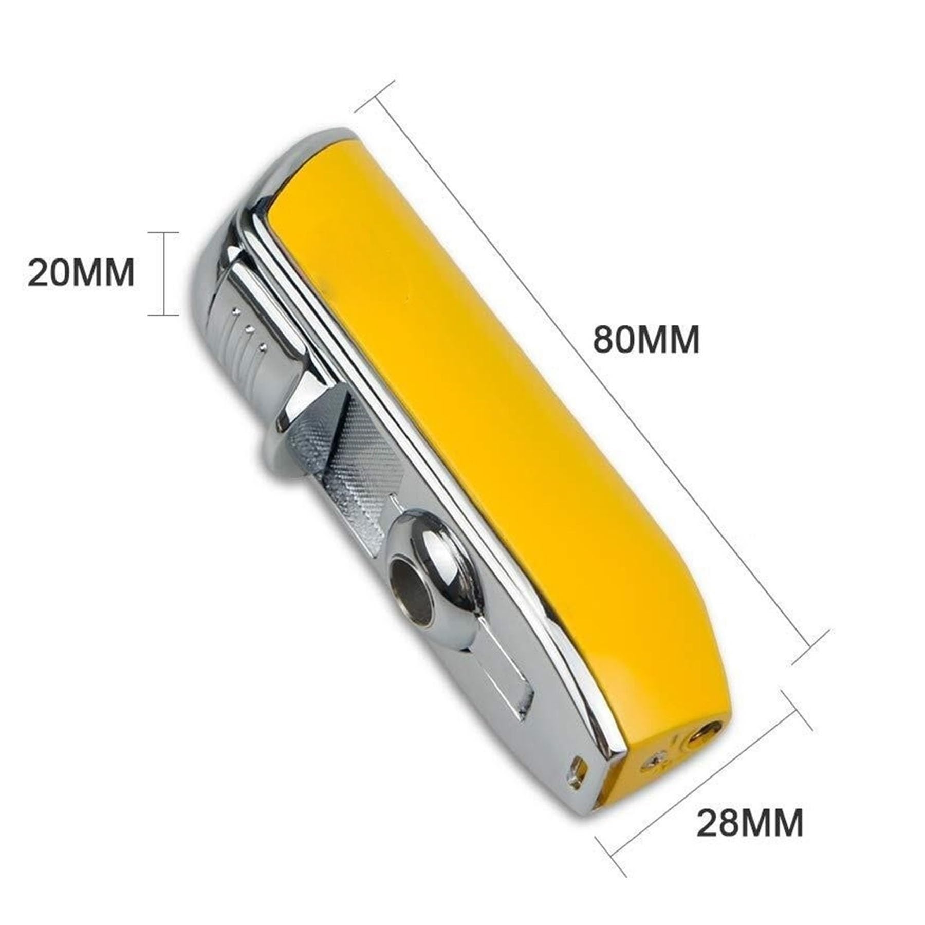 Briquet torche, tempête au butane 3 jets, flamme réglable, pour la fête des pères et les hommes