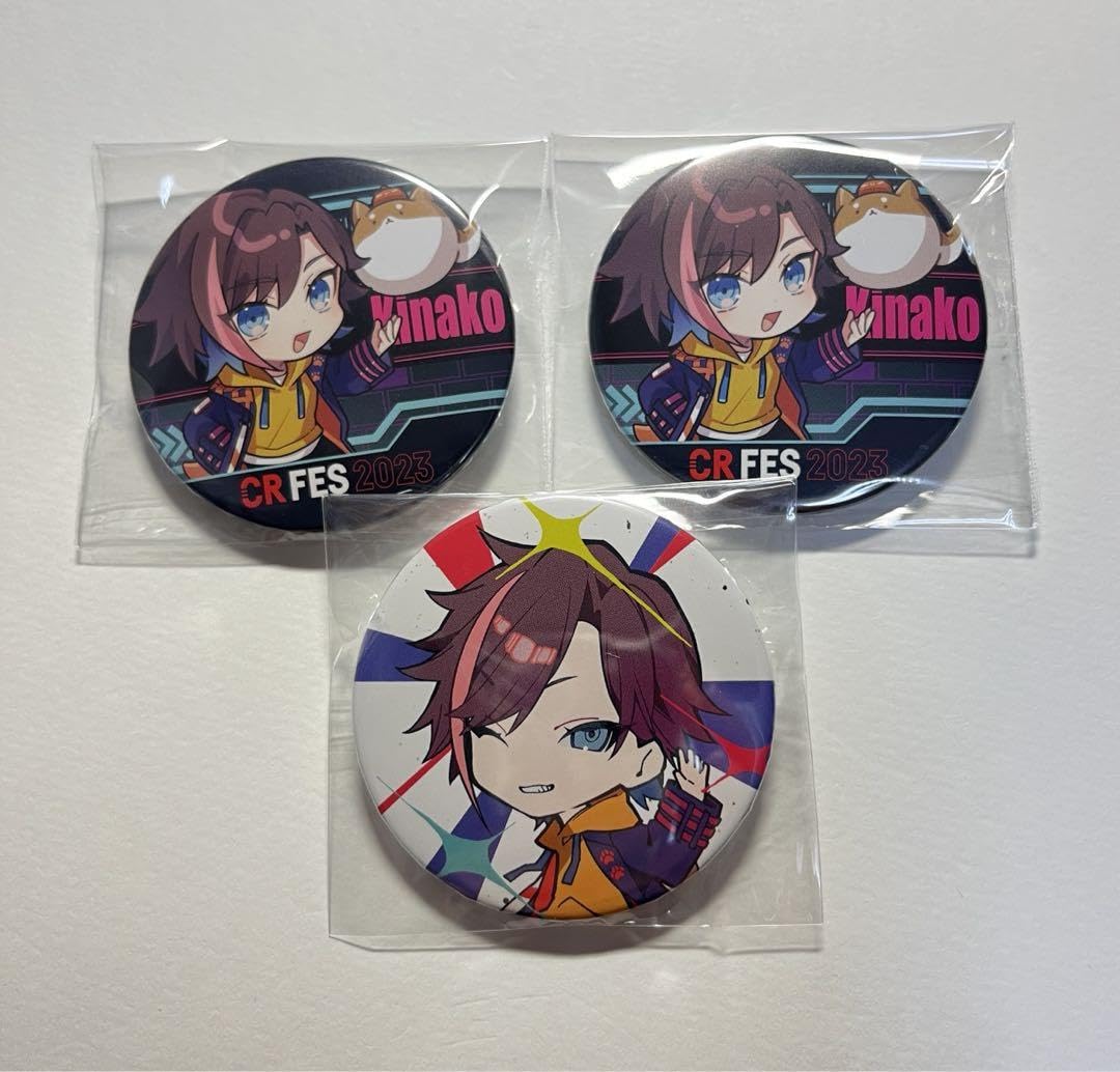 あ〜もんどちょこ_CRフェス2024 Vanilla 缶バッジ CRフェス 2024 2023 Vanilla バニラ 缶バッジ 3種セット ③