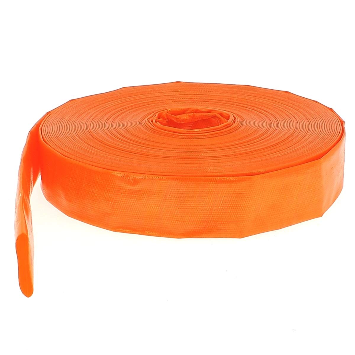 Tuyau de refoulement plat Ø 38 mm (1 1/2'') orange - Longueur 50 mètres