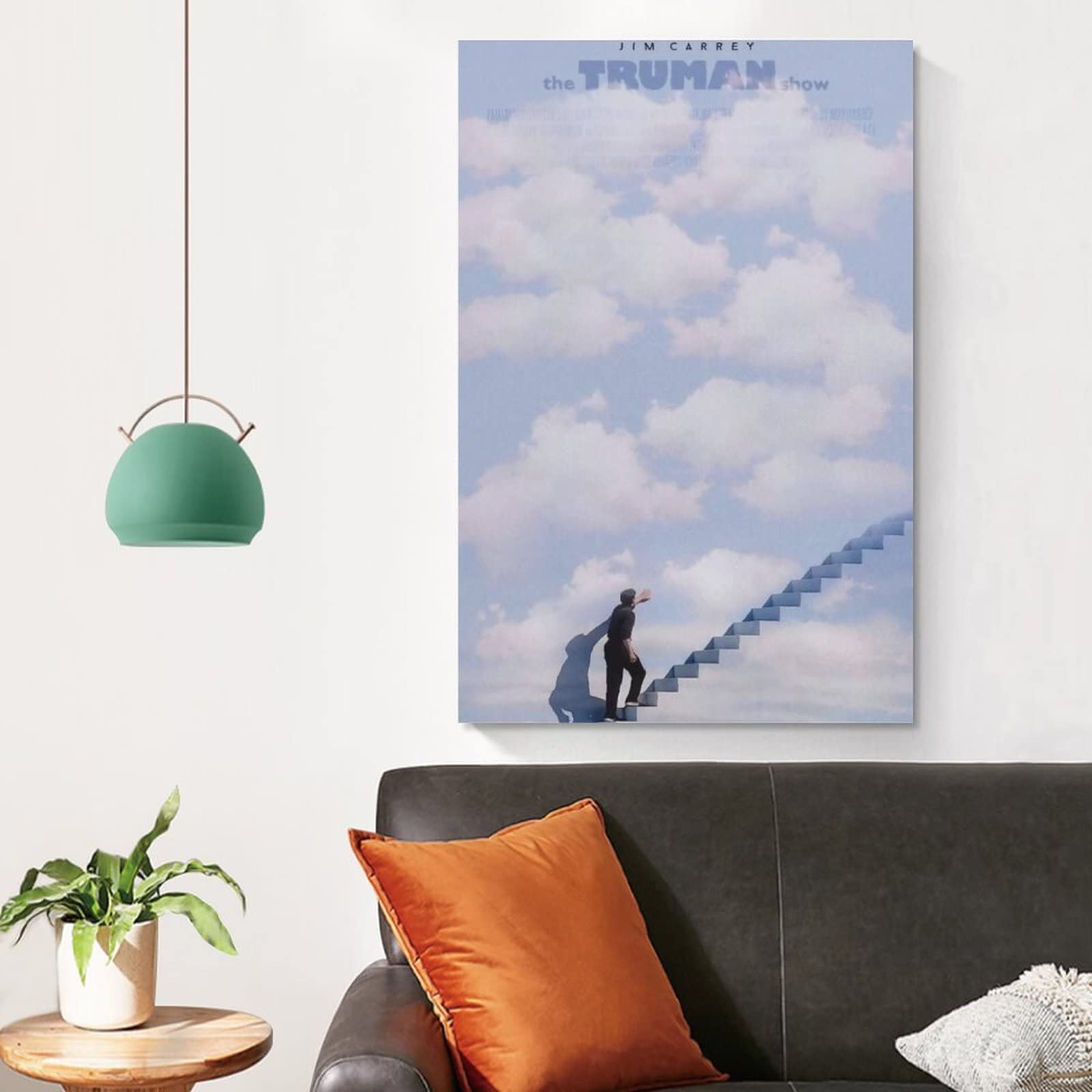 Poster The Truman Show Su Tela – Pittura A Olio Moderna 20x30 Cm, Senza Cornice, Resistente All'Umidità, Colori Vivaci E Atossici