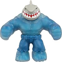 Vista 3 de Heroes of Goo Jit Zu Goo Shifters DC Super Villain - Figura de acción elástica Hydro Attack King Shark. Increíblemente Mushy DC 4.2 pulgadas Figura