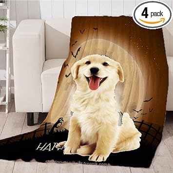 GIANTE Pet 3D Digital Dog Cat Blanket, Snuggle Cozy Flannel Puppy Cushion Sleep Mat Kitten
