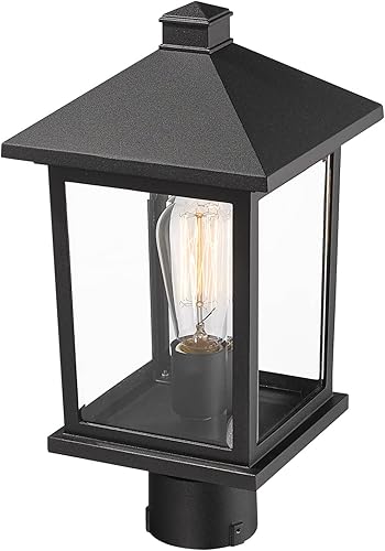 Miniatura 8 de Z-Lite 531PHMR-ORB 1 luz de montaje de poste, bronce aceitado