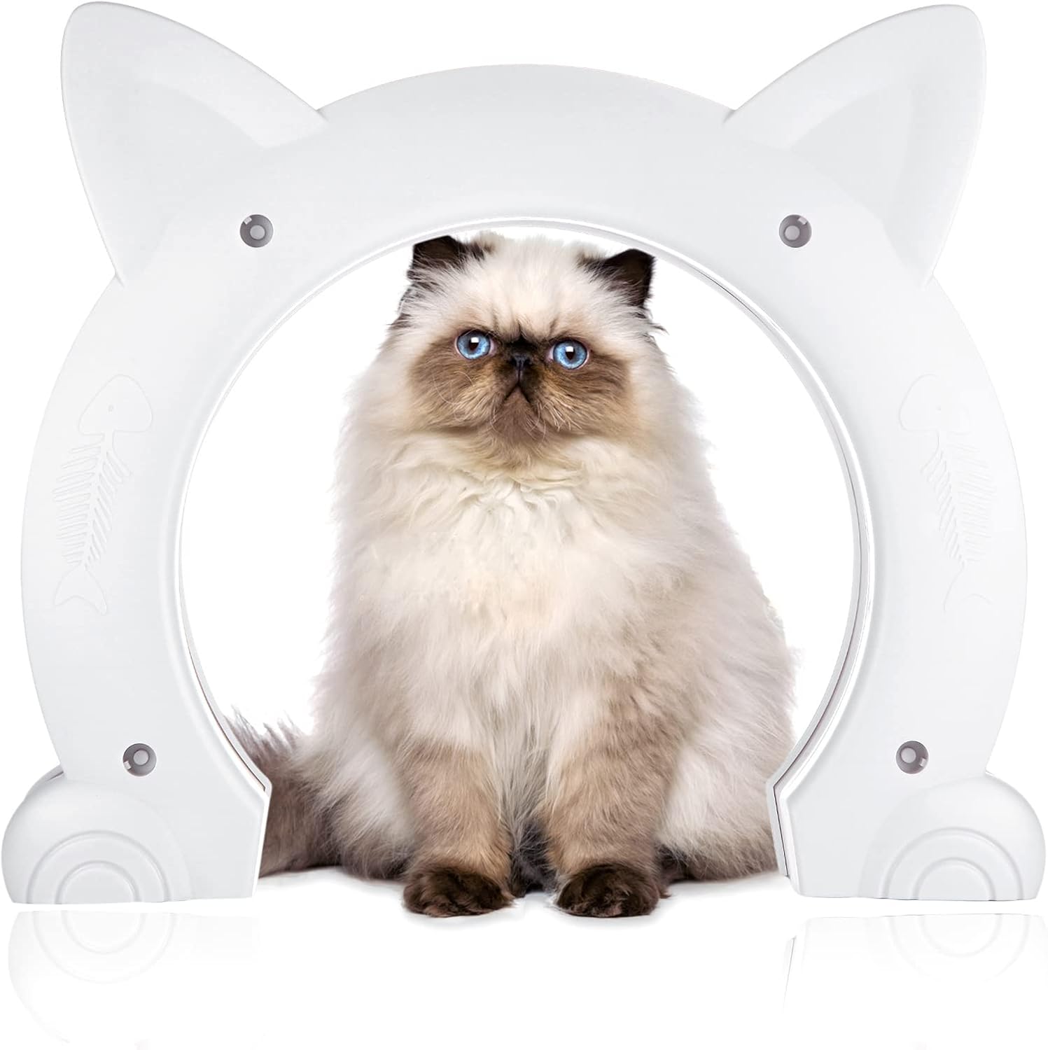 Effasion Indoor Cat Door, Cat Door for Interior Door, Pet Doors for Cat