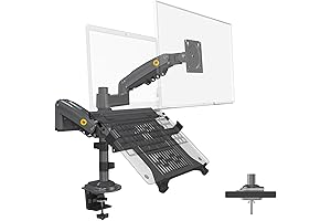 NB North Bayou Dual Arm With Laptop Tray Combo