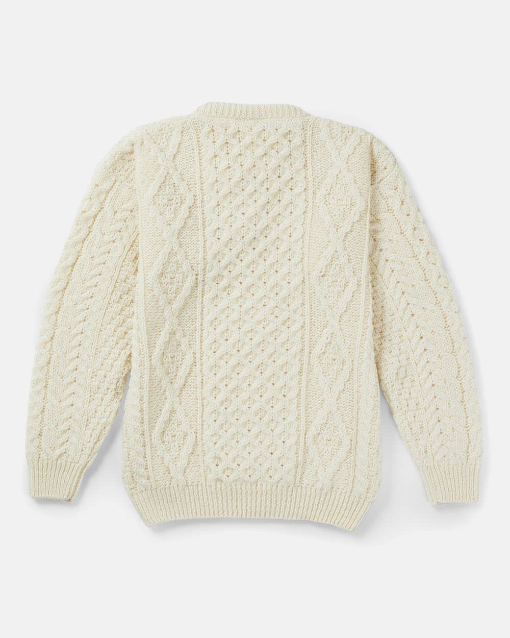 Aran Woollen Mills Men's Wool Jumper Fishing Jumper Made in Ireland