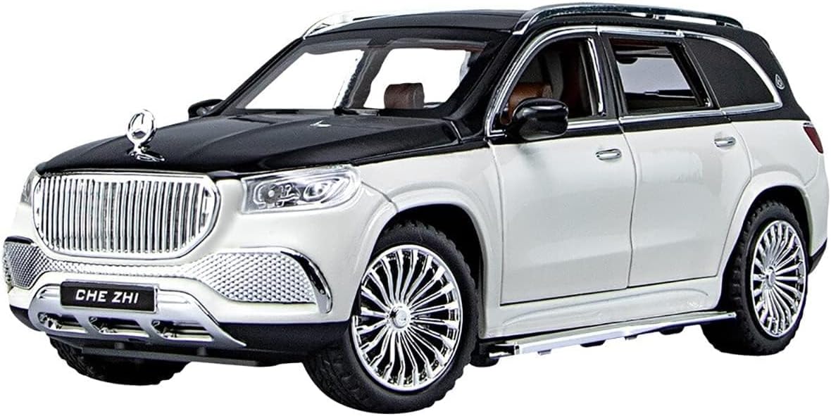 MTG Metro Toys & Gift Mercedes Benz GLS 600 SUV 1:24 Big Size Diecast Scale Model Alloy Metal Pull Back Toy car for Kids with Openable Doors & Light, Music Toy Vehicle for Kids - Colors as Per Stock