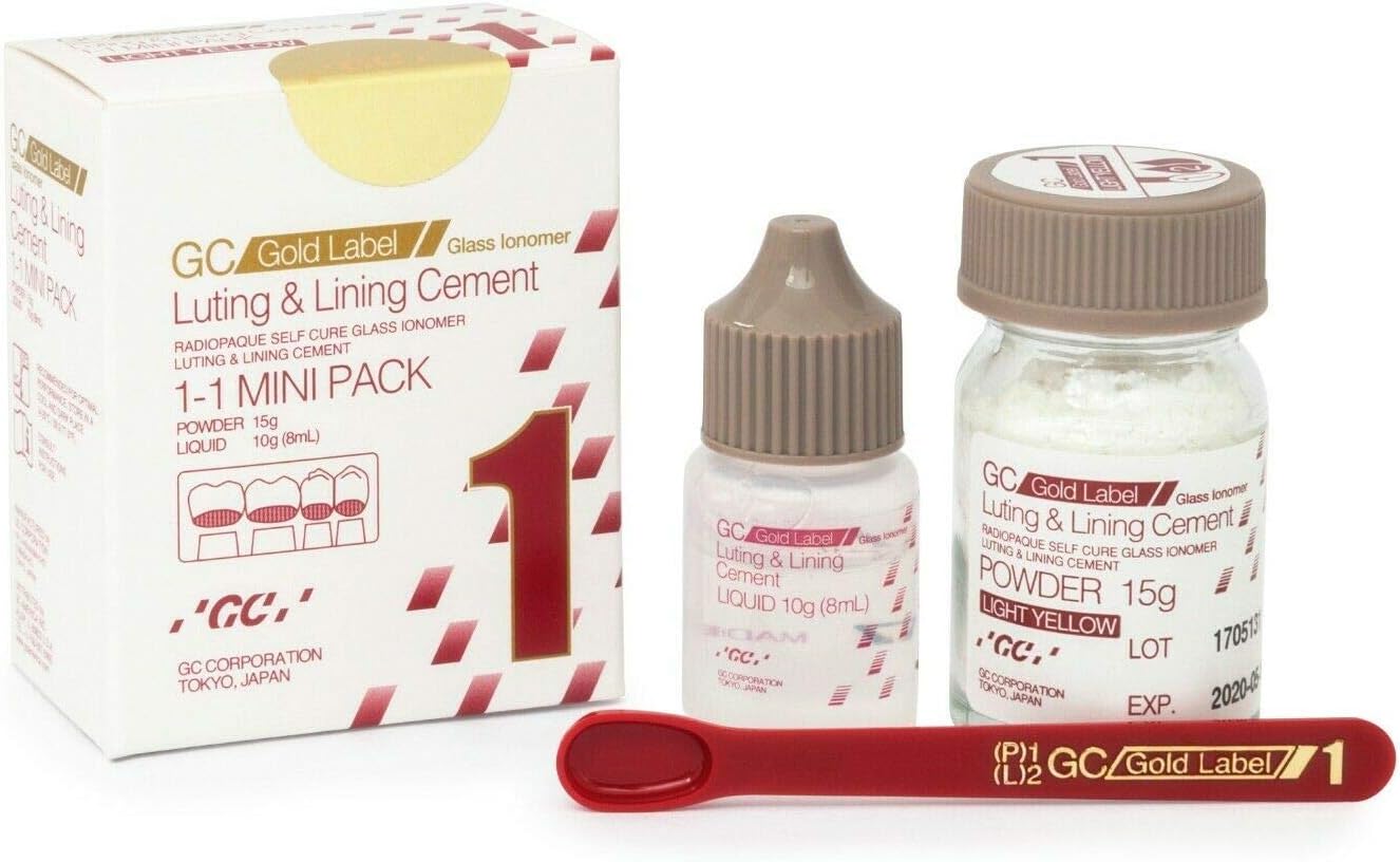 GC Type 1 Mini GIC Glass Ionomer Dental Cement 3 to 5 Days Fast Delivery by DHL Express