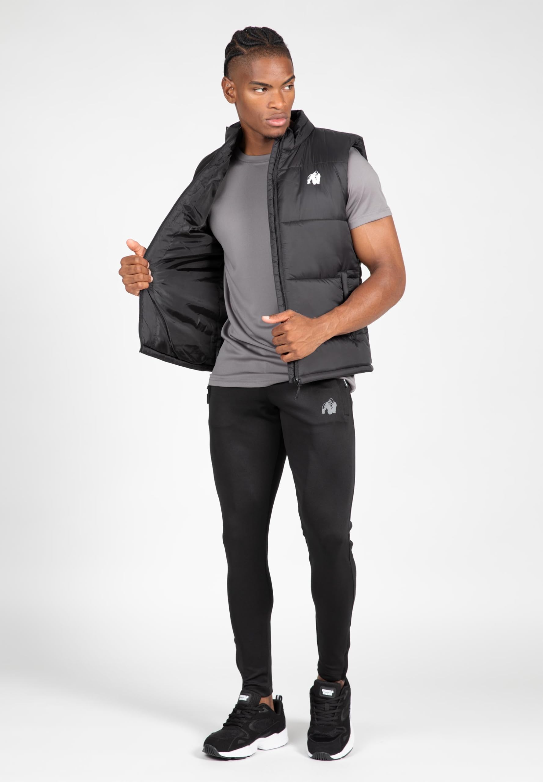 Gorilla Wear Kamizelka Mężczyźni Kamizelka puchowa Irvine