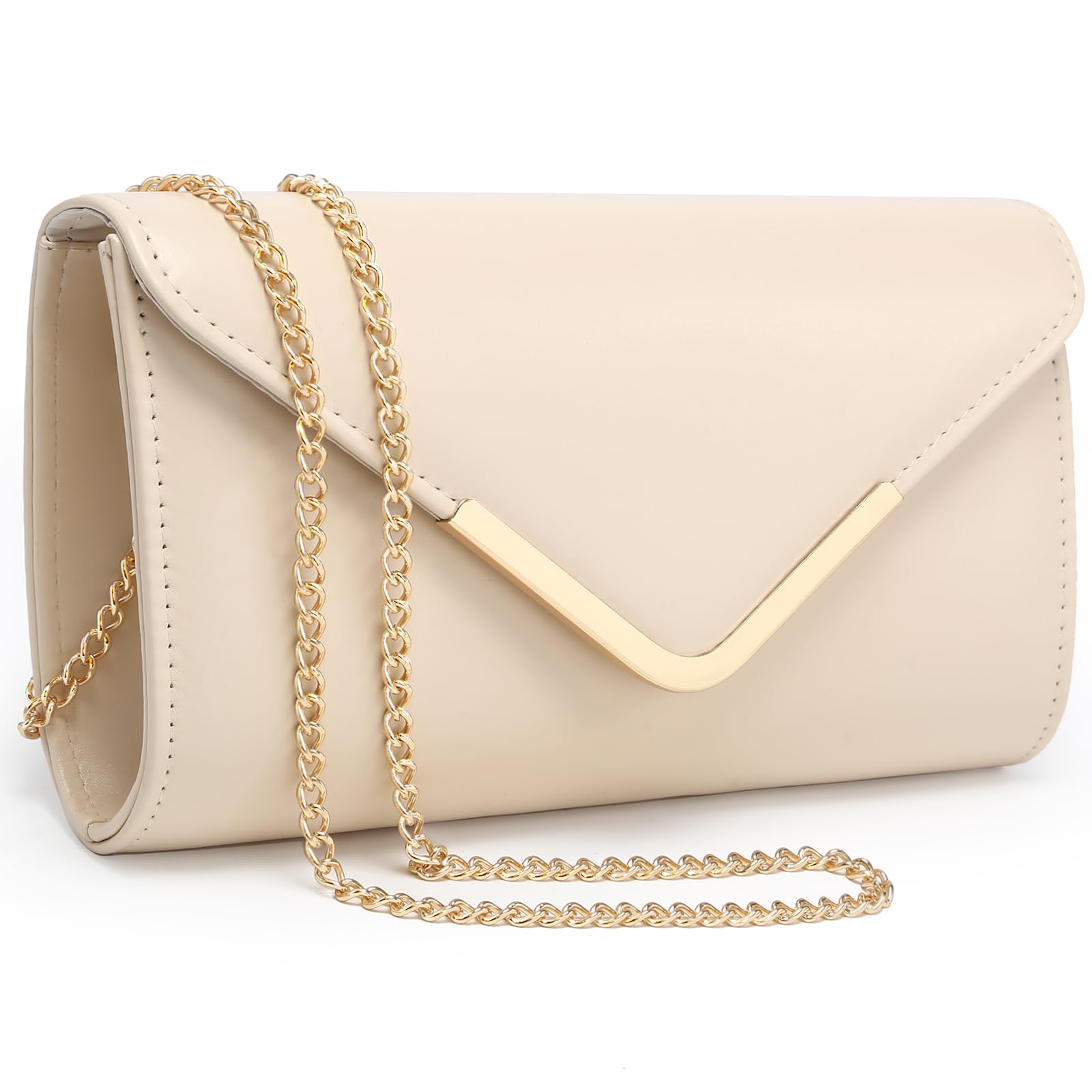 Dasein Bolsos de noche formales para mujer, bolsos de mano para bodas, fiestas, bailes, bolsos con correa para el hombro y solapa con purpurina