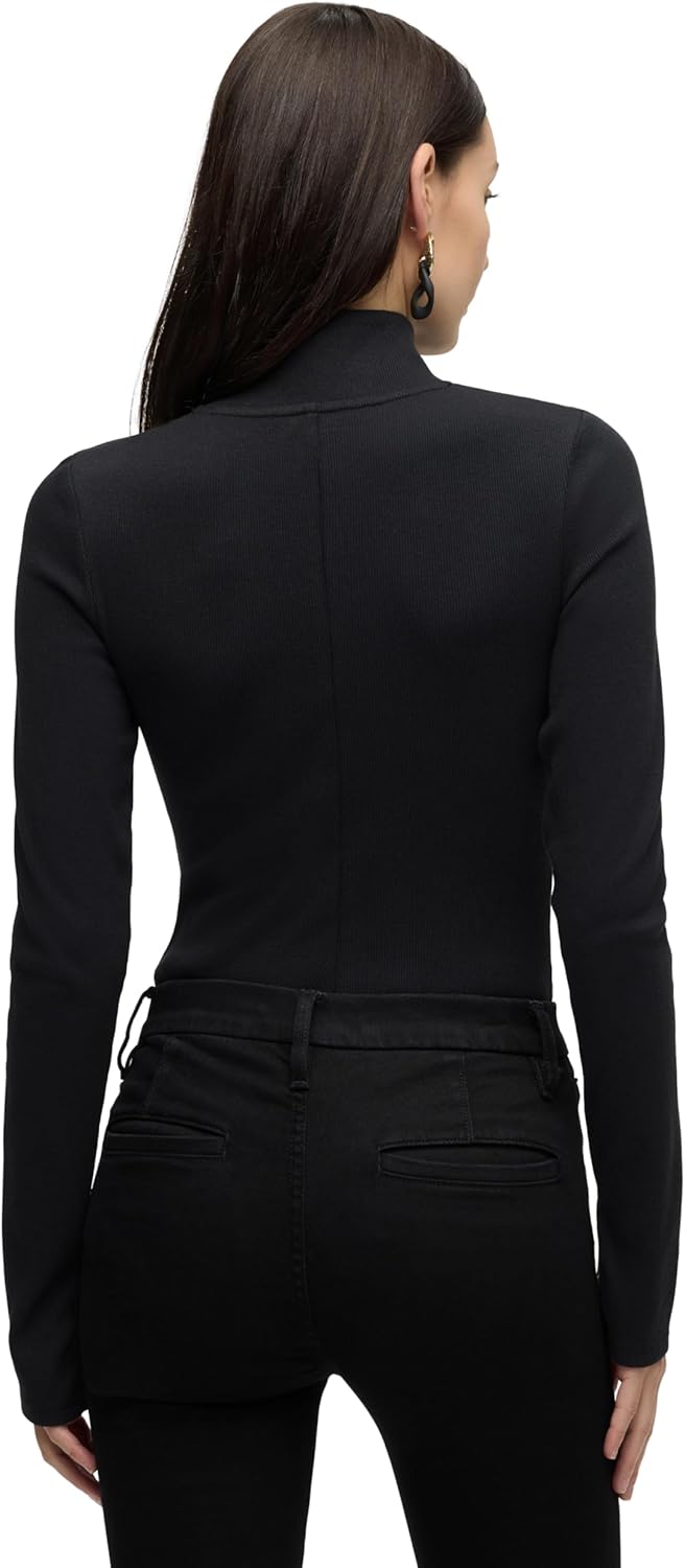 HUDSON womens Long Sleeve Hook & Eye Bodysuit - Image 3