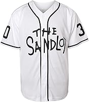 Vista 2 de The Sandlot Benny The Jet Rodriguez Michael Squints Palledorous Alan Yeah-Yeah McClennan Bel Air Jersey de Béisbol con Impresión 3D