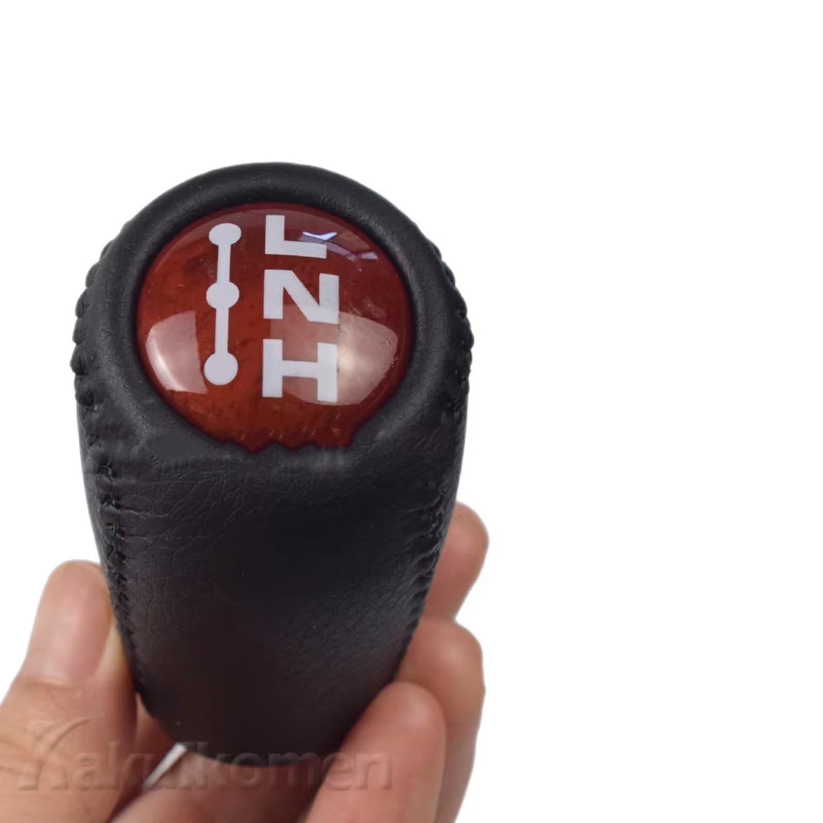 HILLAR Car Gear Stick Knob for Toyota for Land for Cruiser for Prado FJ150 FJ120 2003-2009 Color Automatic Transmission Gear Shift Knob(Wooden-B)
