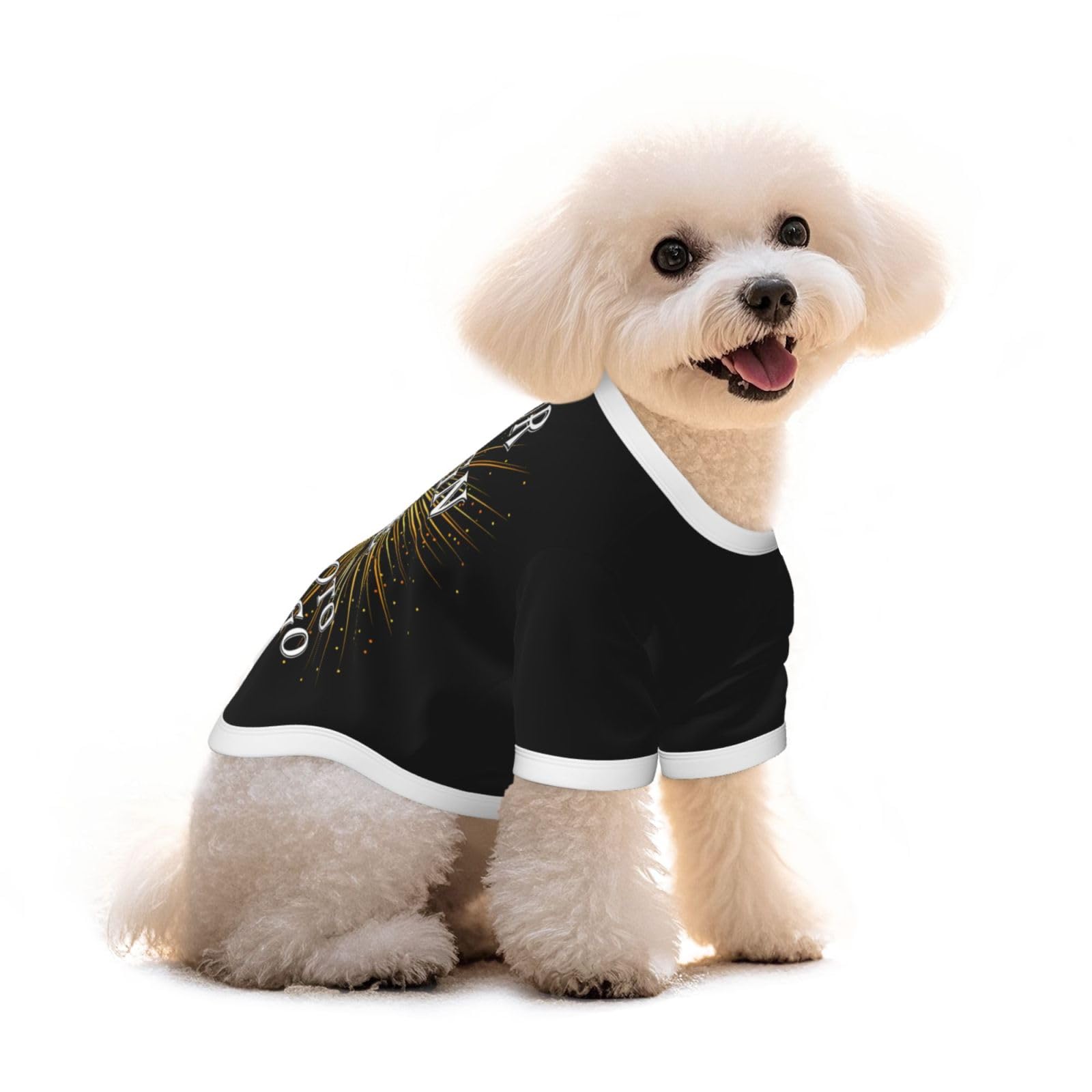 Custom Dog Coat T-Shirt – Personalized Pet Clothes with Text/Logo/Image, Small Dog Vest, Puppy Outfit, Unique Gift L