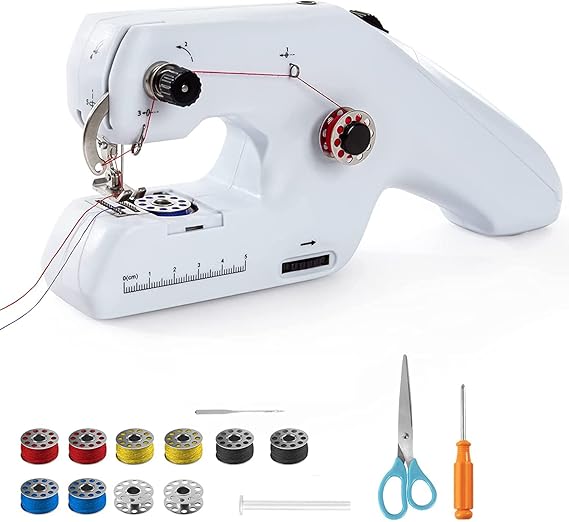 Handheld Sewing Machine, TECNOVO Double Thread Hand Sewing Machine