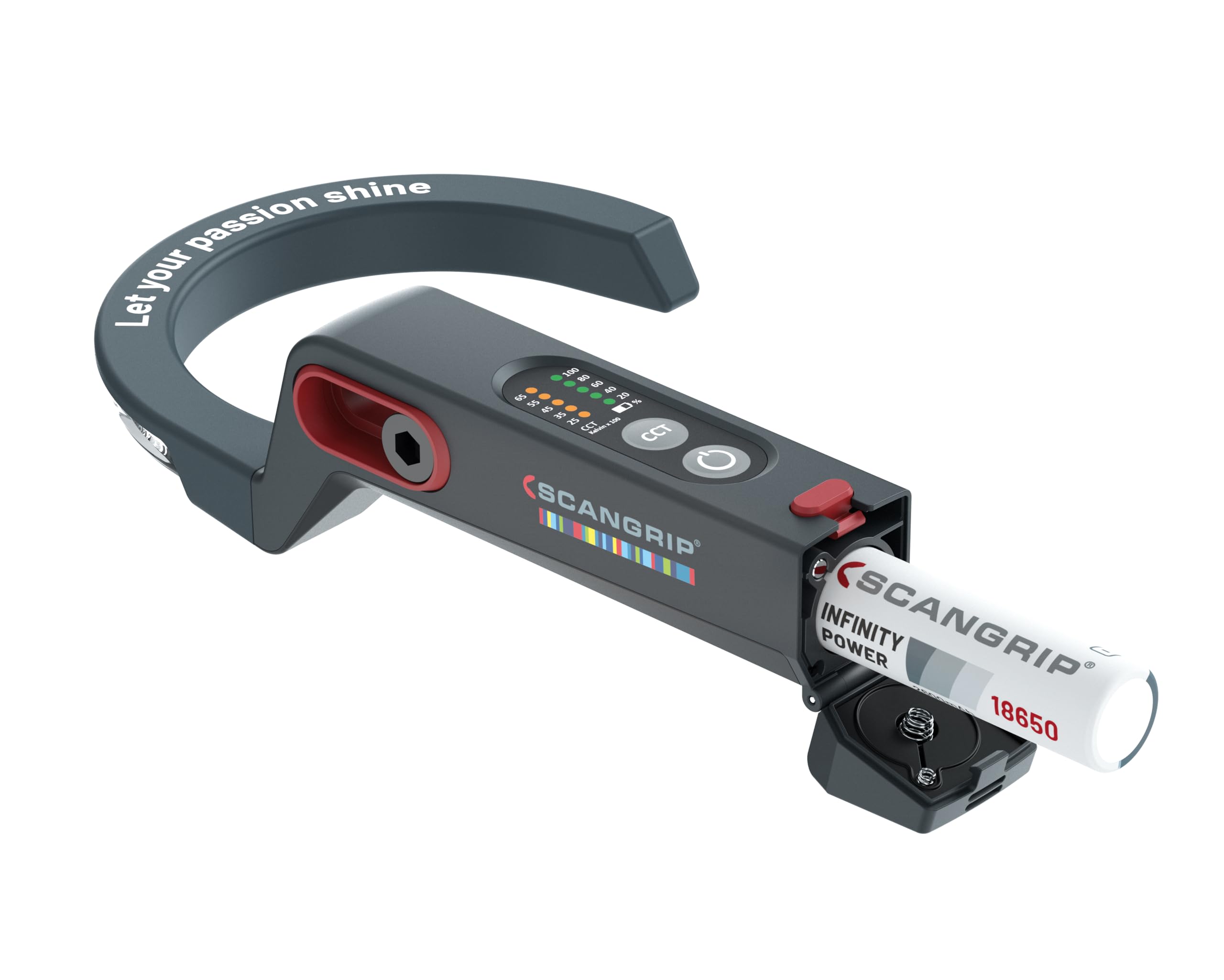 Scangrip STARMATCH, Lampe de Travail CRI+ pour Polissage Auto avec Batterie USB-C et Montage Universel