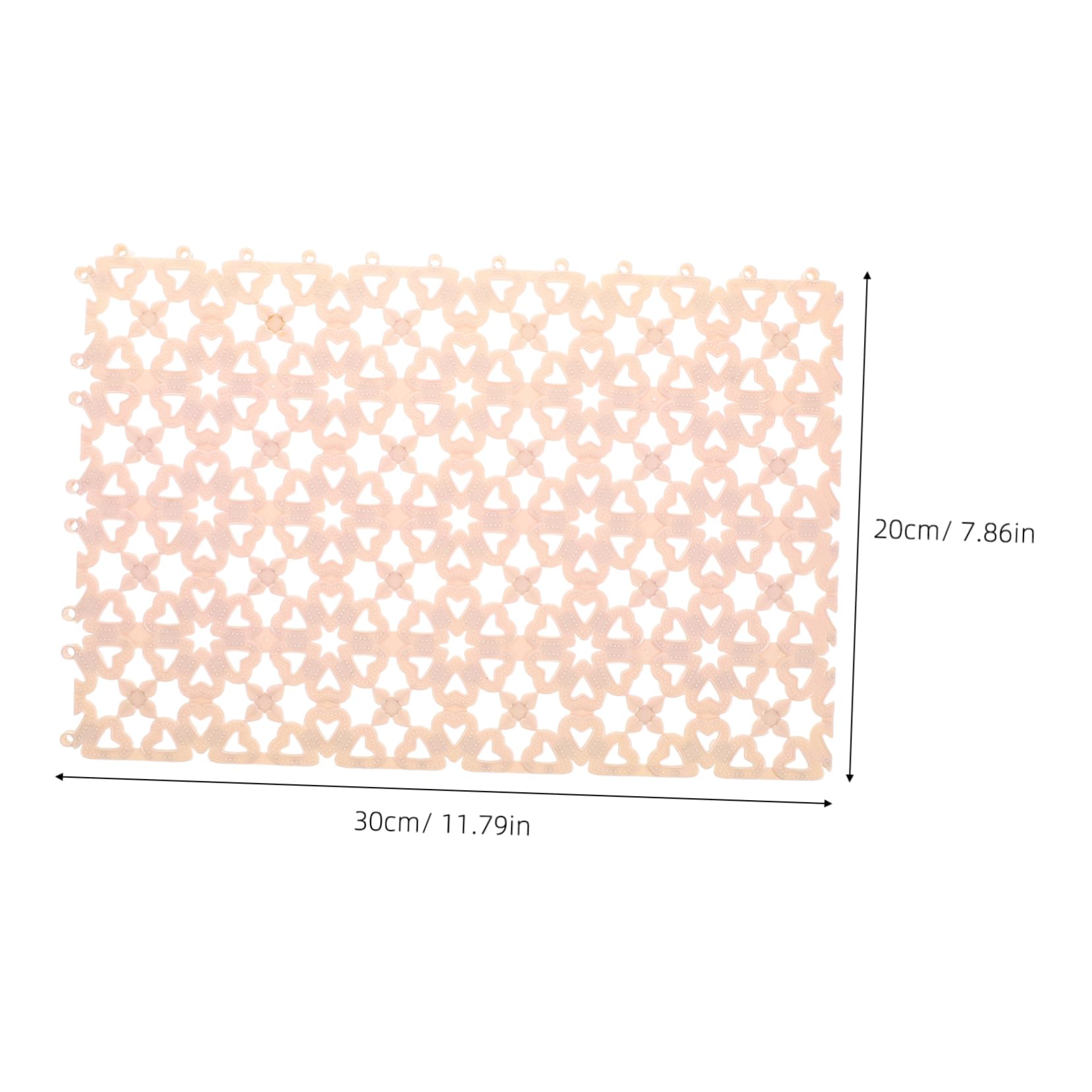 COLLBATH 10 Stück Kaninchenkäfigmatte aus PVC Bequeme Bodenmatte mit Abfalltrennung Leicht zu Montieren für Kaninchenkäfige und Hasenfüße