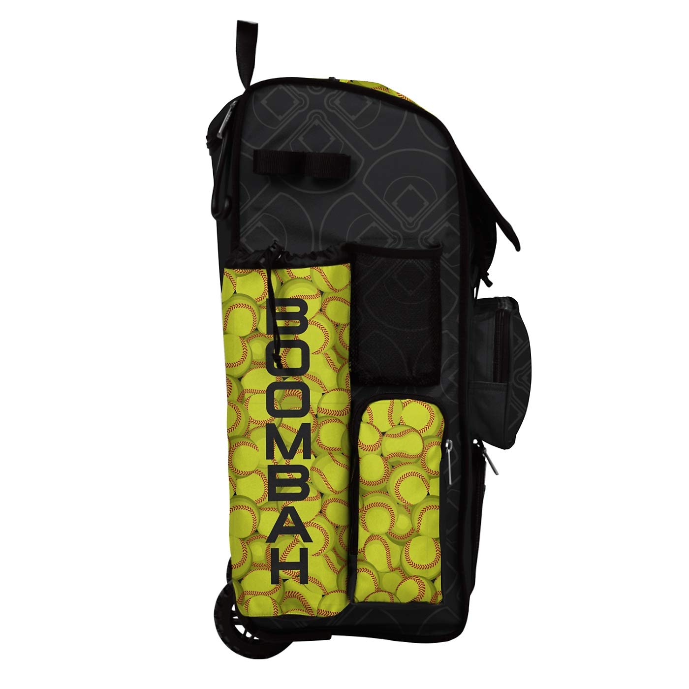 Boombah Rolling Superpack 2.0 Baseball/Softball Gear Bag 231/2" x 13