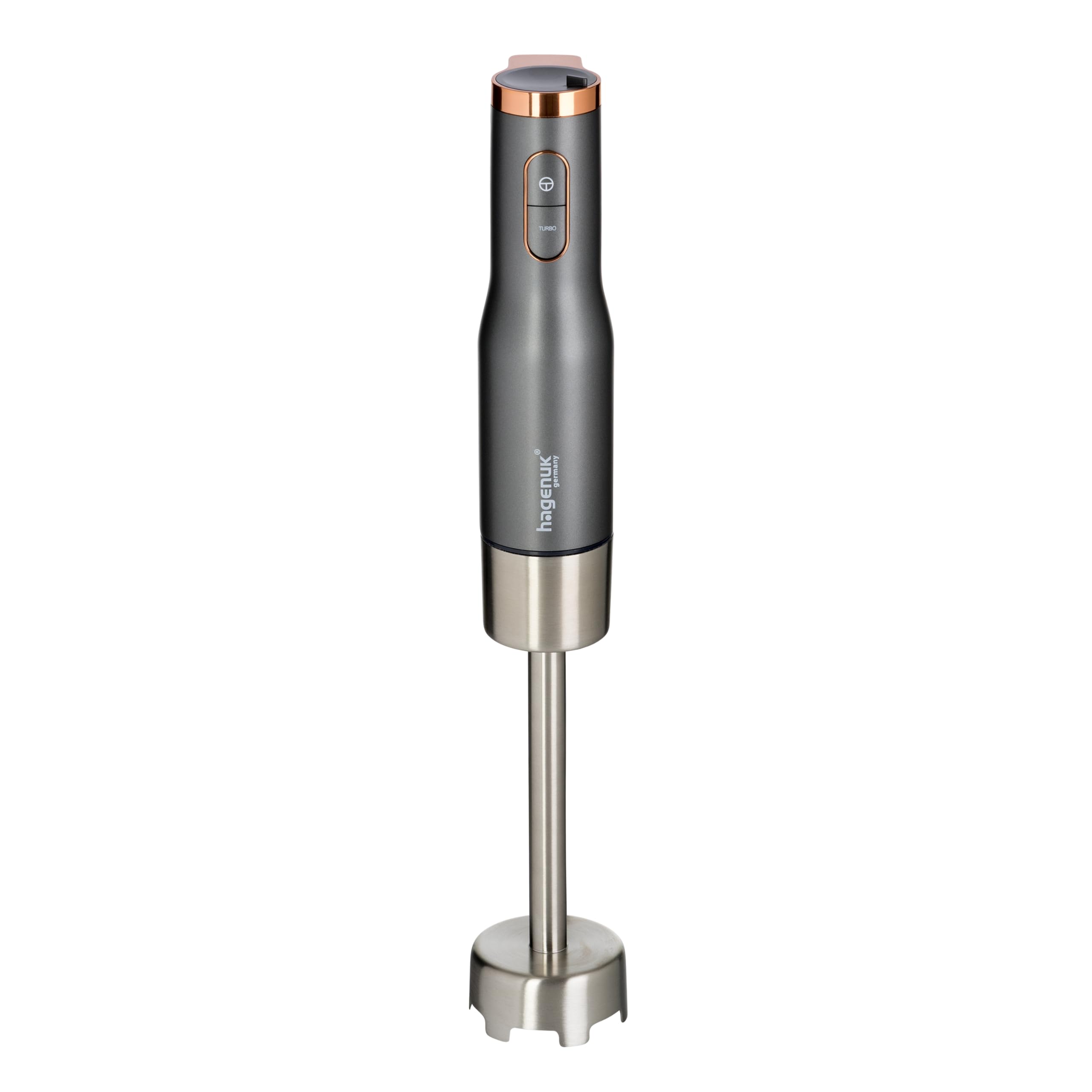 Stabmixer-Set | 800 Watt | Titan-Klinge | 7-teilig | Kartoffelstampfer | edelstahl Schneebesen | Chopper | Meßbecher