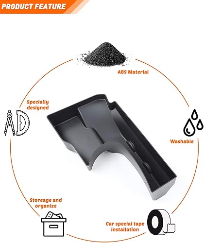 Miniatura 5 de Savadicar Cubo de almacenamiento para pozo de ruedas, organizador de maletero trasero, bandeja de almacenamiento de carga para Jeep Wrangler JK JKU