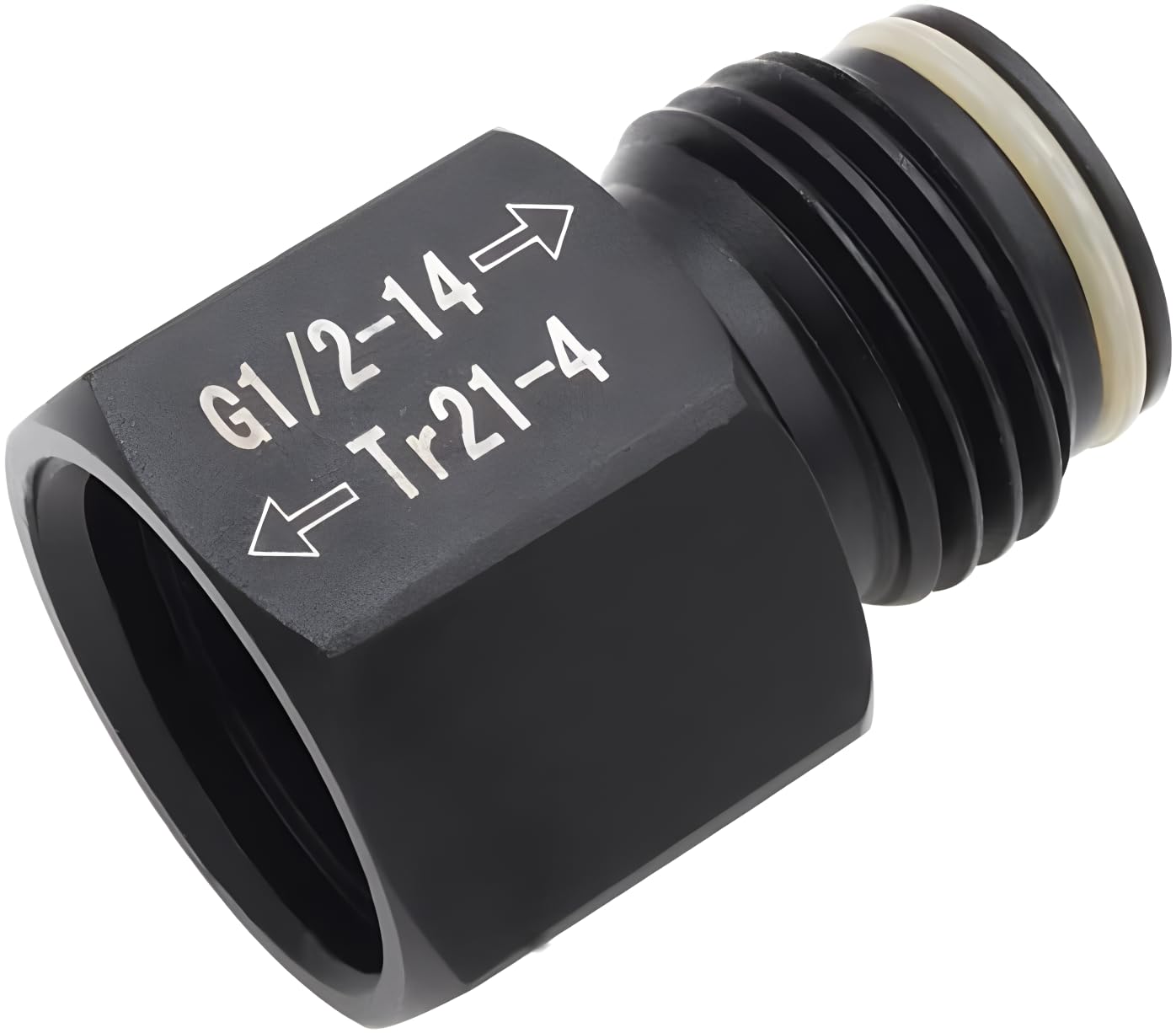 VaVoger Soda CO2 Pressure Regulator Adapter for Aquariums Homebrew,Female TR21-4 Soda Cylinder to Male G1/2 Paintball Co2 Tank