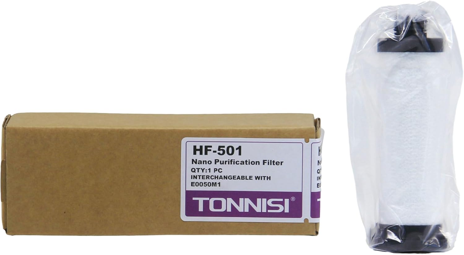 E0050M1 Coalescing Filter Replacement 1 Micron, 1/2 inch NPT Compatible with Nano Purification 1 Micron E0050M1 (Pack of 1)