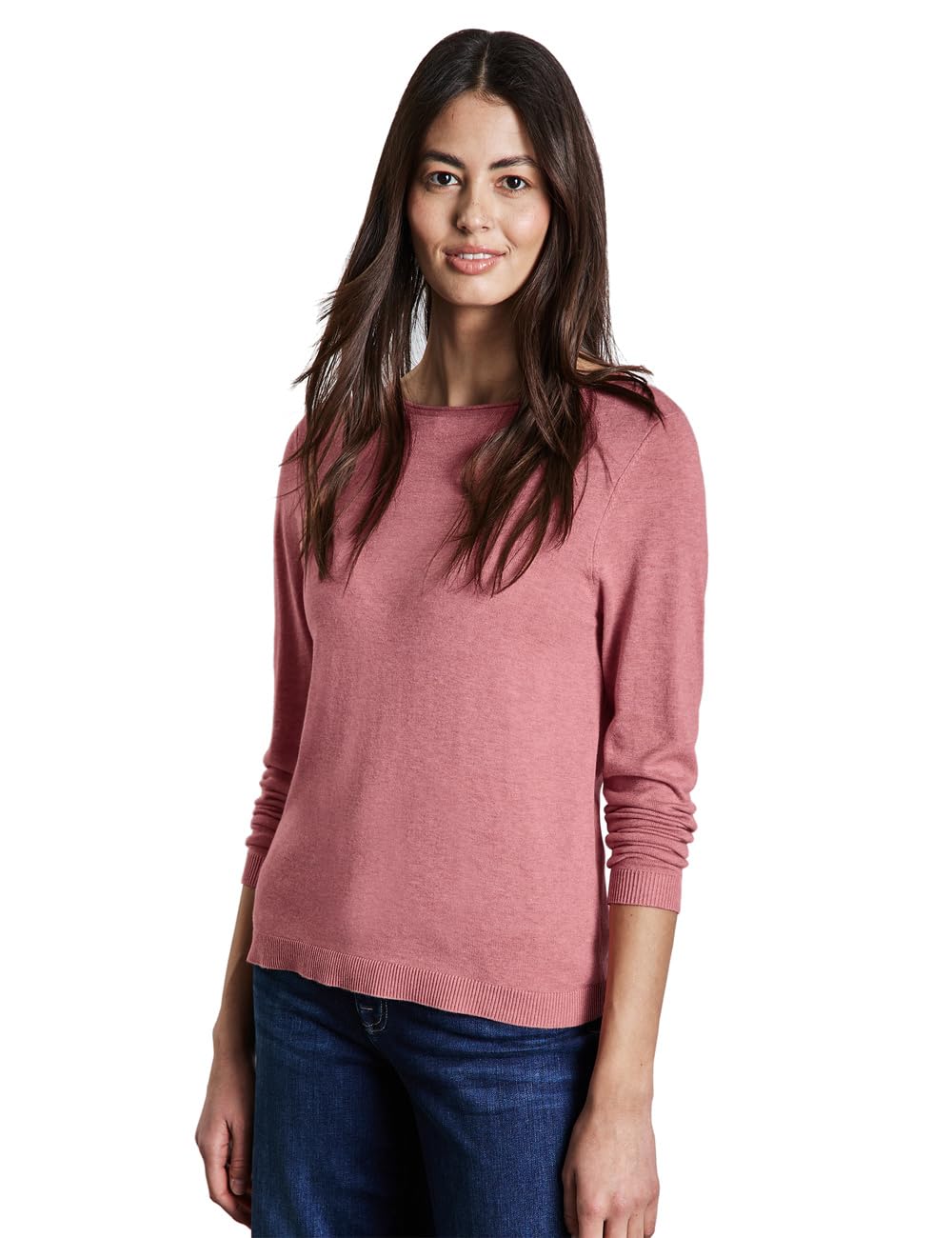 Street One Soft Knitted Jumper, Sugar Coral Mel., 12
