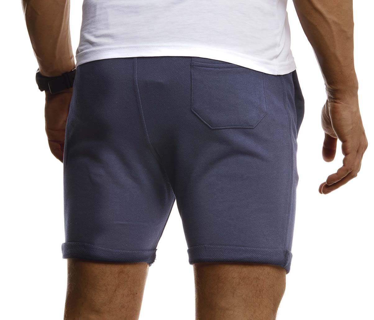 Leif Nelson Pantaloncini Uomo Pantaloni Sportivi Corti per Allenamento e Fitness LN-8316