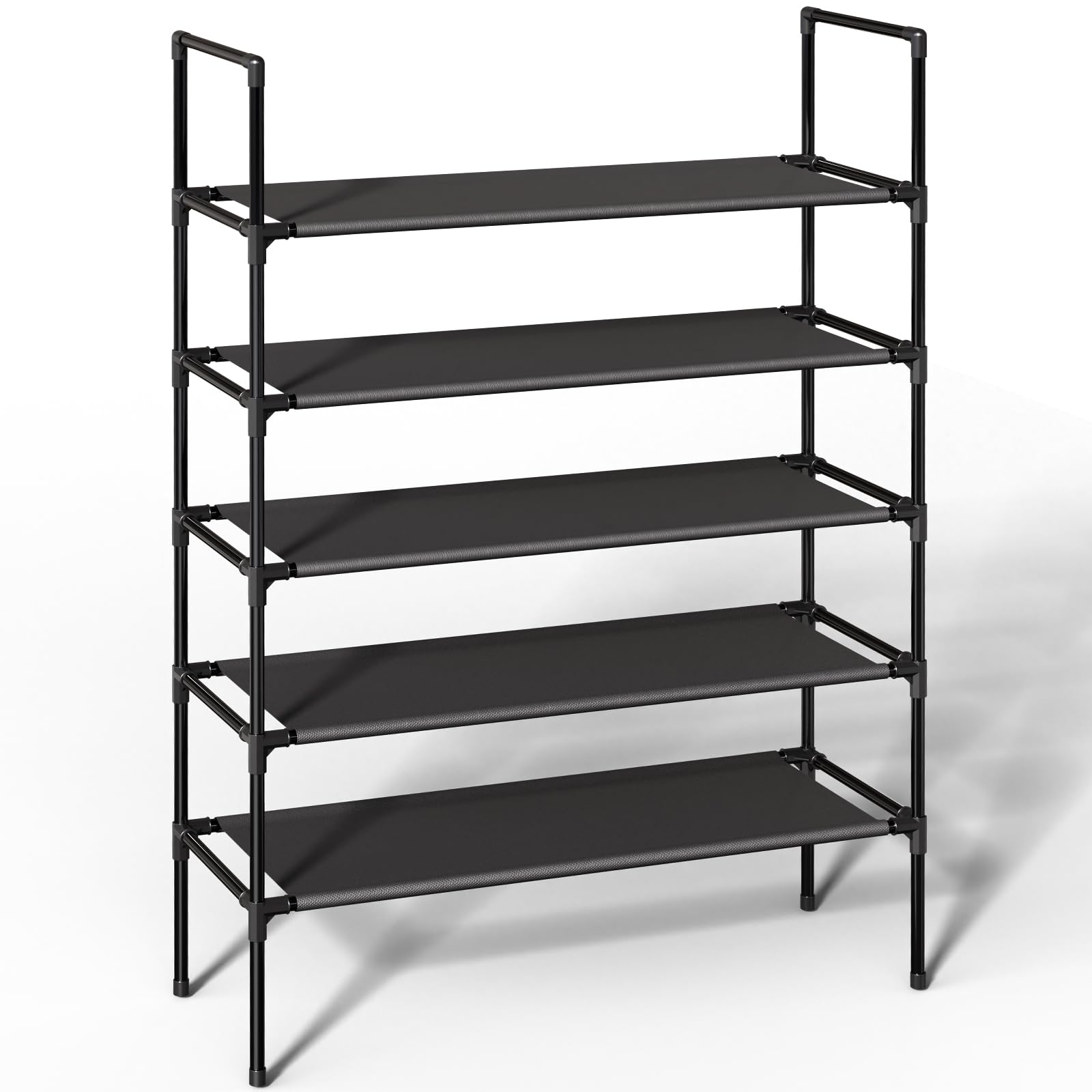 ジュラファニチャー　ラック Amazon.com: Sakugi Shoe Rack with Non-Woven Fabric - 5-Tier