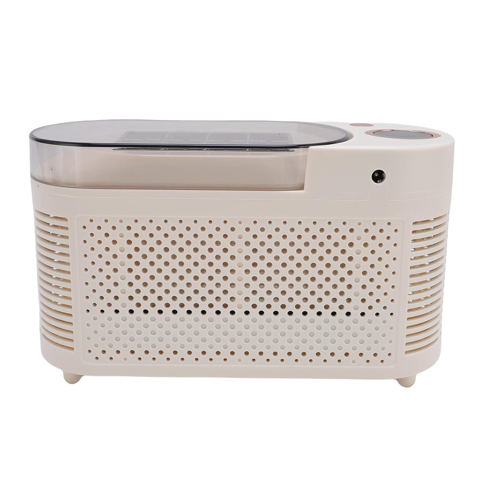 CHICIRIS Máquina para Hacer Hielo de Escritorio, Máquina Automática Portátil para Hacer Hielo con Control Intuitivo, para el Hogar, Oficina, Dormitorio, Camping (Enchufe de la UE)
