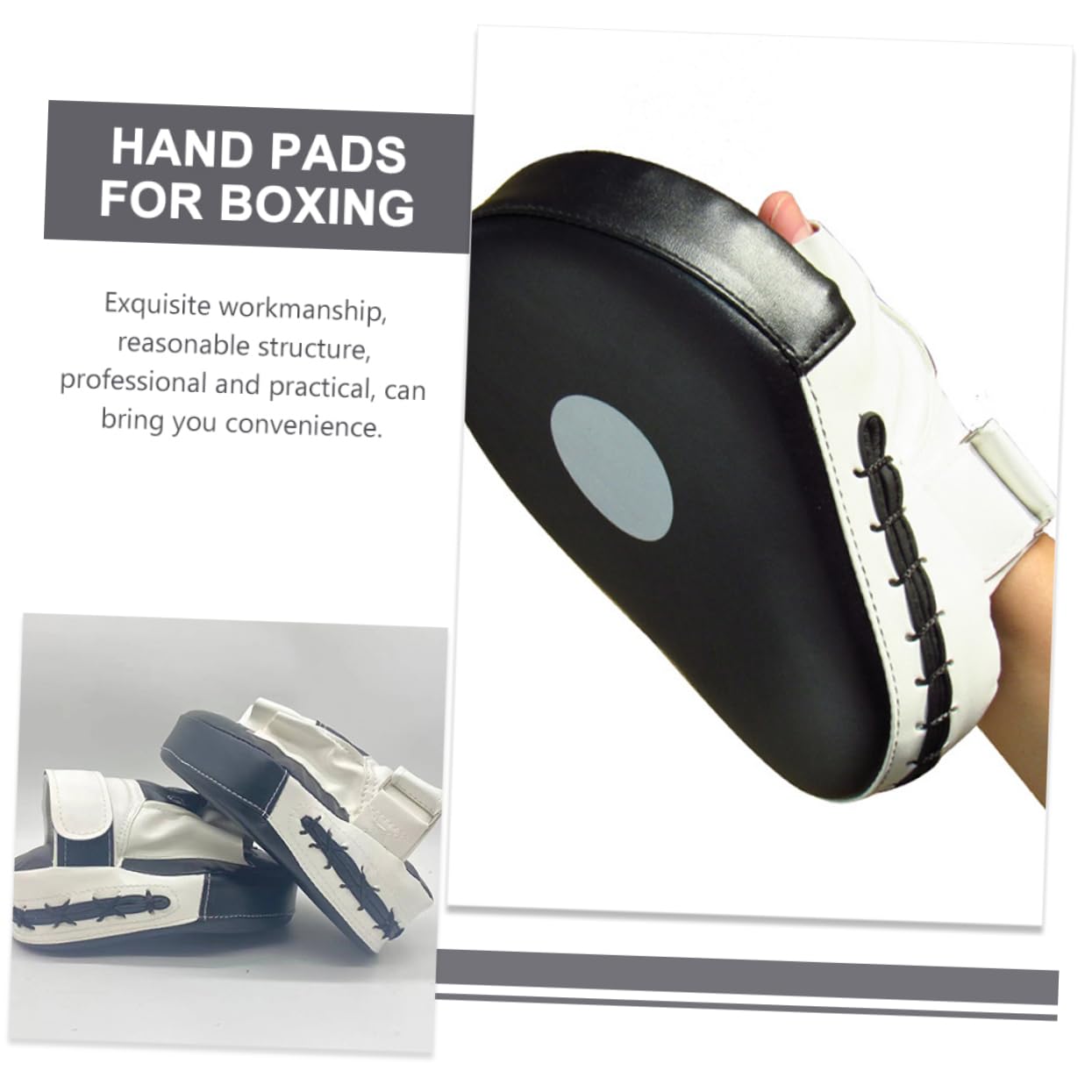 VICASKY Curved Focus Mitts for Boxing Karate Training Ergonomic Hand Pads for Kickboxing Thai Durable Design for Enhanced Punching Skills for Martial Arts Practice