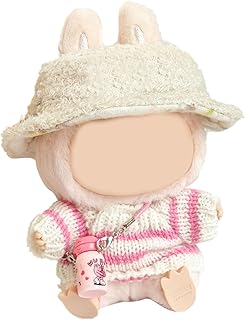 Ajuanbazha Ropa para Muñeco, Traje de Peluche de 17 Cm, Accesorios para Muñecas, Conjunto de Disfraces para Coleccionistas...