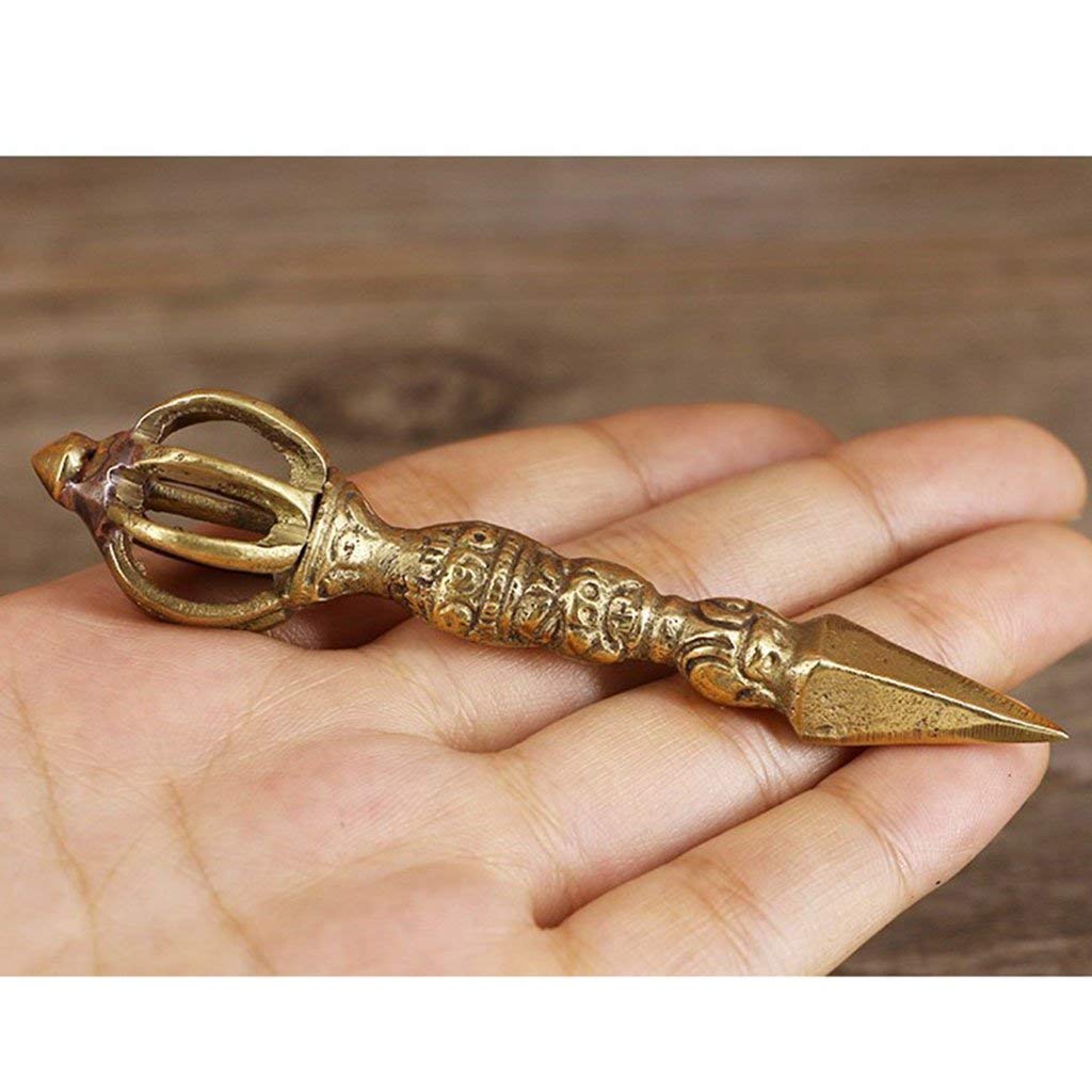 Miedziany tybetański buddyzm Dorje Vajra Phurba Amulet Ręcznie robione Nepal Ozdoby