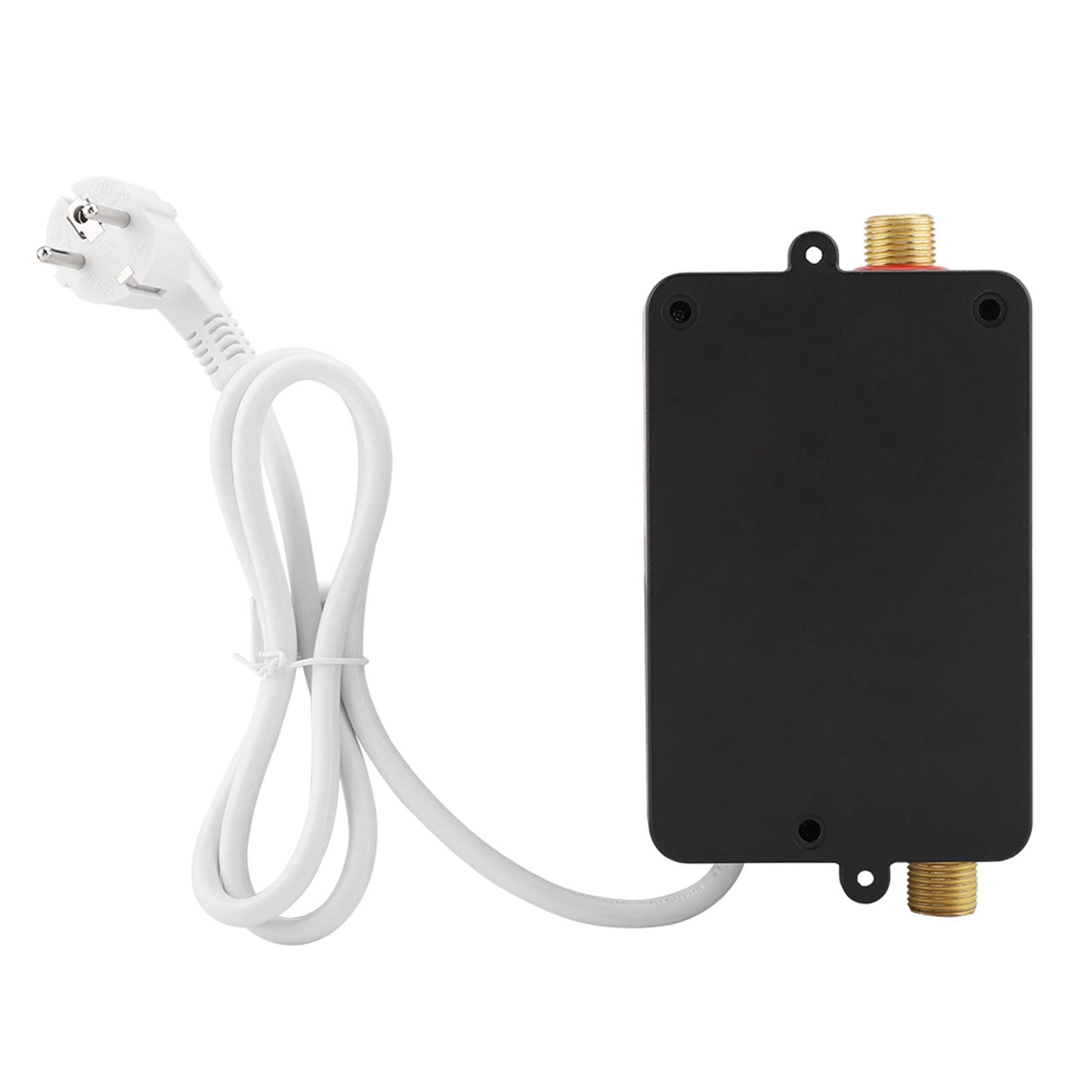 Scaldabagno Elettrico Istantaneo 3800W, Riscaldatore Acqua Calda con Display Digitale, 220V, Temperatura 30-55℃, Nero, per Bagno