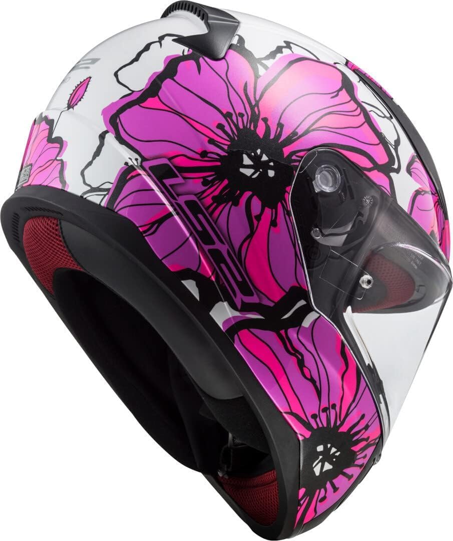 LS2, Casco Integral de Moto Rapid, Poppies, XS