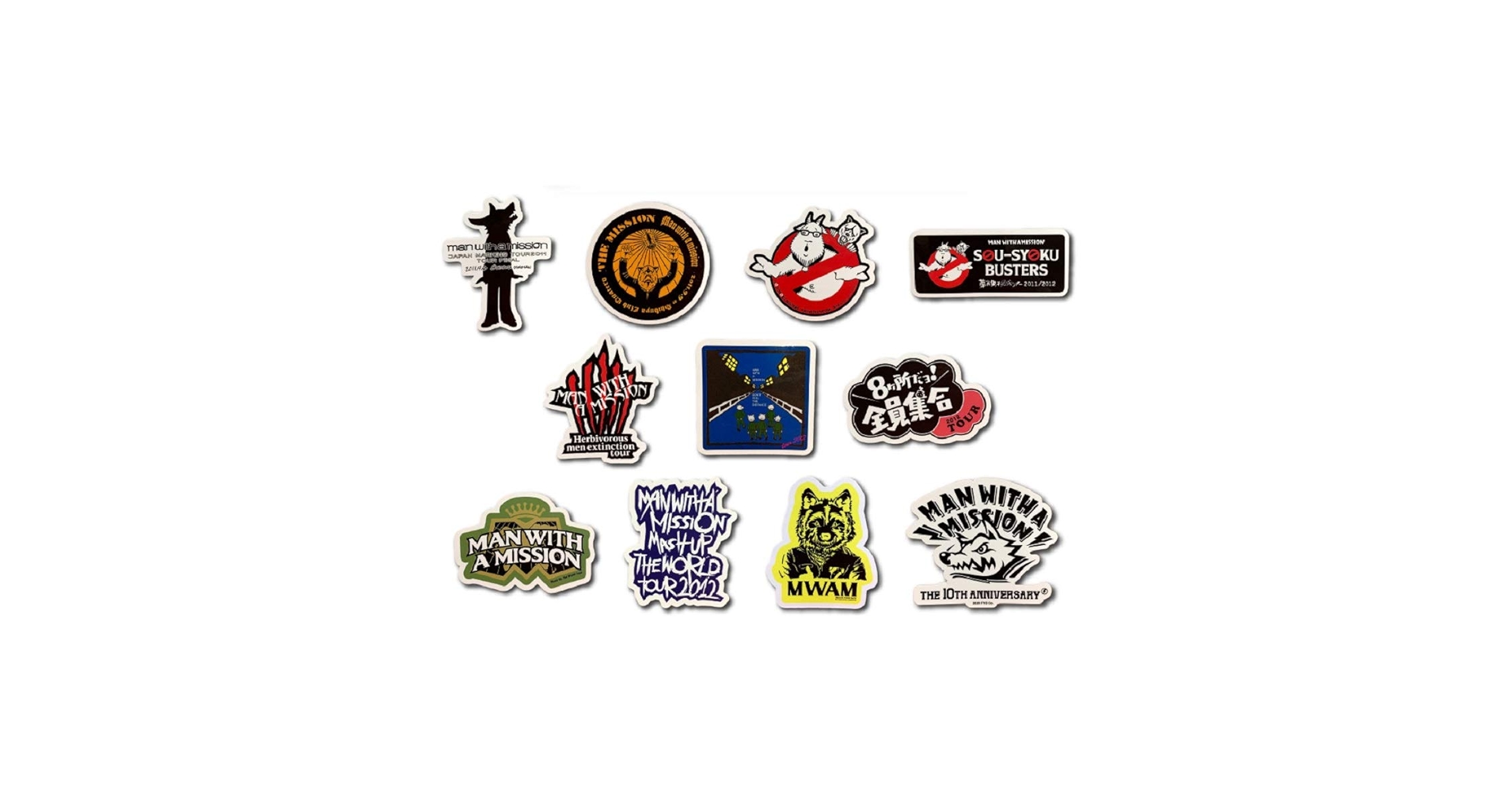 MWAM　ステッカーセット MAN WITH A MISSION ステッカーセット｜Yahoo!フリマ（旧PayPay