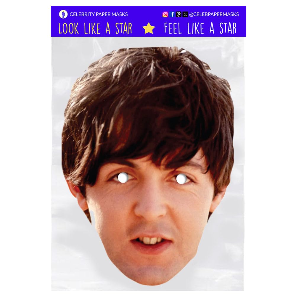 Paul Mccartney Masks Celebrity Face Mask Singer