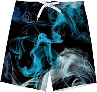Idgreatim Jungen Badehose Kinder Badeshorts Neuheit Schnell trocknende Boardshorts Strand Shorts mit Netzfutter