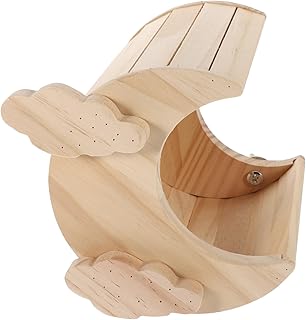 FRCOLOR Gaiola Casa De Hamster Esconderijo Casa De Hamster Habitat De Hamster Acessórios De Rato Esconderijo De Hamster De Dois Andares Casa De Rato Delicada Casa De Rato Delicada Manter