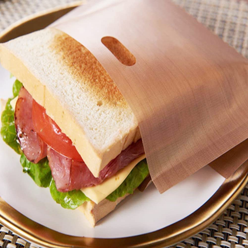 Wiederverwendbare Toasterbeutel Mit Antihaft-Beschichtung – Für Toaster, Mikrowelle & Ofen, 2 Stück (4 Beutel)
