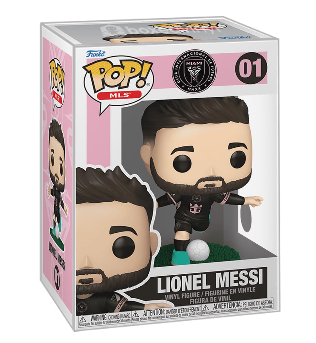 Amazon.com: MLS Inter Miami CF: Lionel Messi (Away) #01 - Bundle