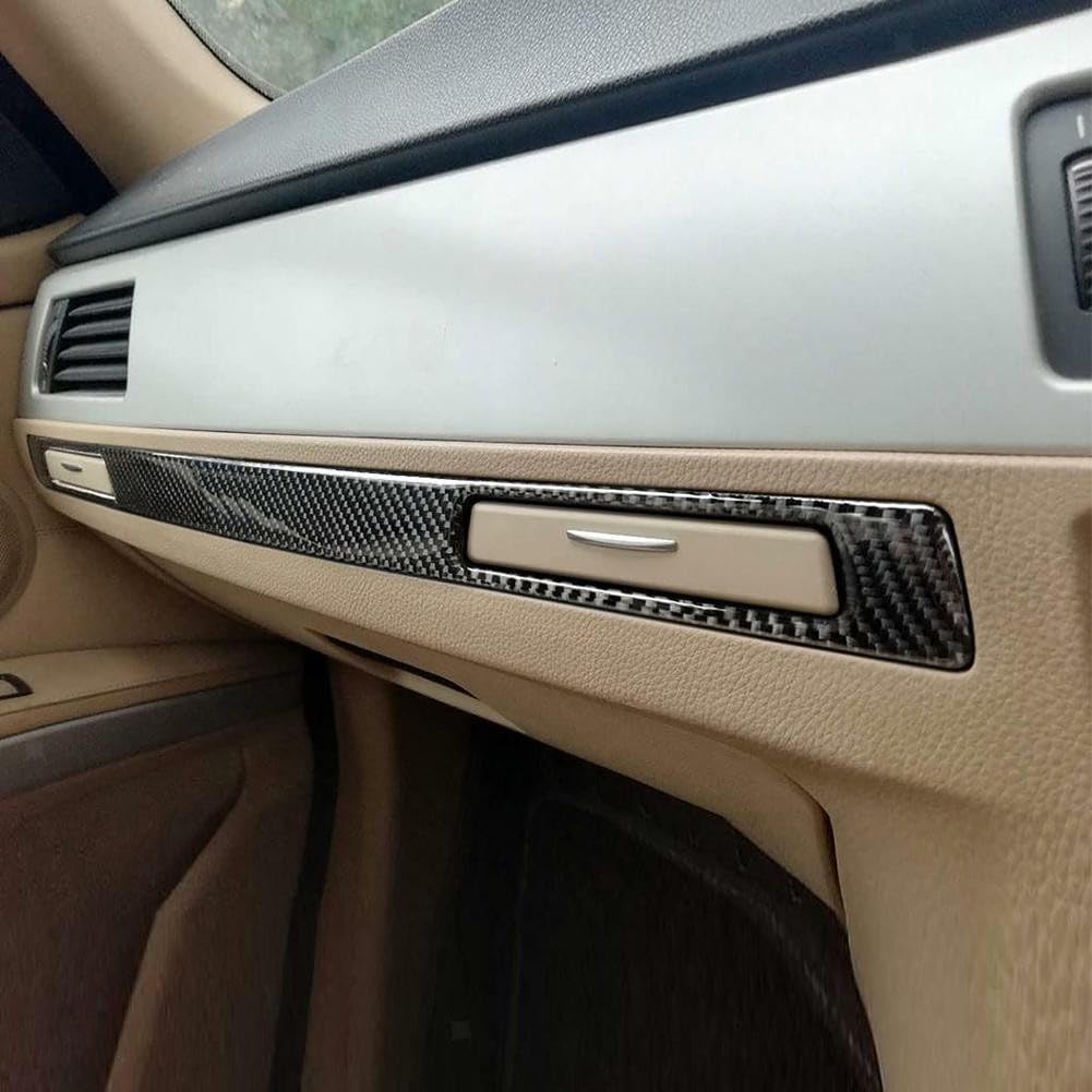 Per BMW Serie 3 (E90/E92/E93) Interno In Fibra di Carbonio Portabicchiere Acqua Trim Leggero ed Elegante Design