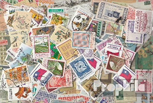 Prophila Collection Cina-Taiwan 100 Diversi Francobolli (Francobolli per i Collezionisti)