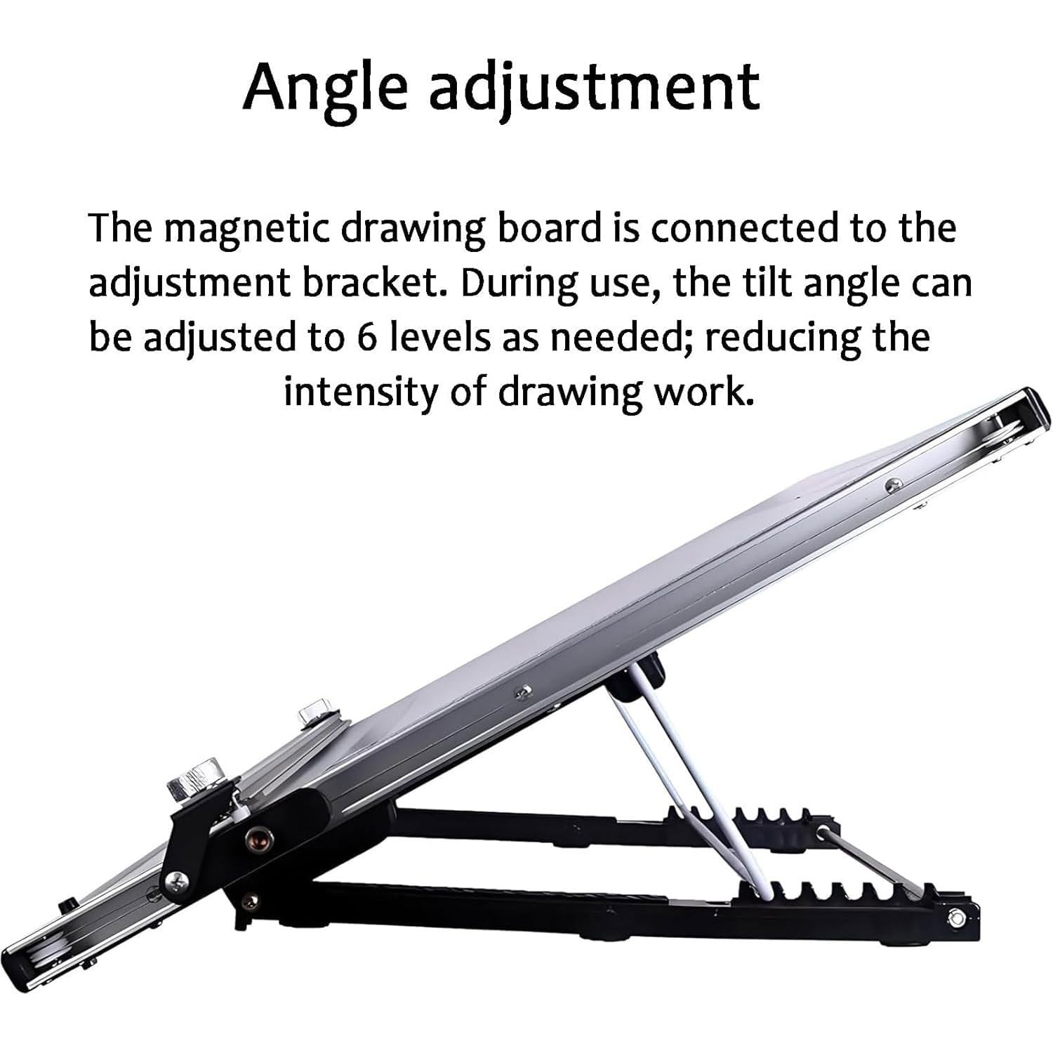 Tavola da disegno portatile da tavolo con barra parallela e righello, strumenti professionali per disegno multi-angolo A2 per architetti, artisti, ingegneri, designer