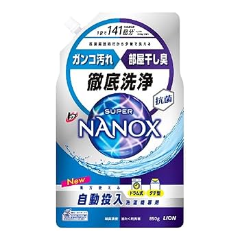 トップ ナノックス(NANOX) トップ スーパーナノックス 自動投入洗濯機専用 Amazon | ライオン トップ スーパーNANOX 自動投入洗濯機専用
